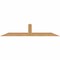 Ekena Millwork Portland Smooth Timber Gable Bracket, Western Red Cedar, 60"W x 12"H x 1 1/2"D x 3 1/2"F, 5/12 Pitch GBW060X12X0204POR00SWR - alternate 1